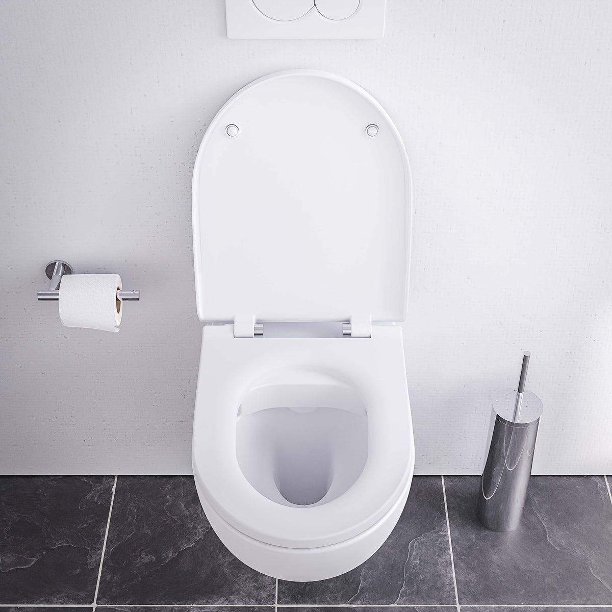 Spülrandloses Wand-WC mit Softclose-Sitz – 57,5 cm – Galerieansicht 10