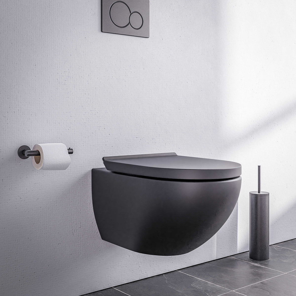 Spülrandloses Wand-WC mit Softclose-Sitz – 57,5 cm – Galerieansicht 11