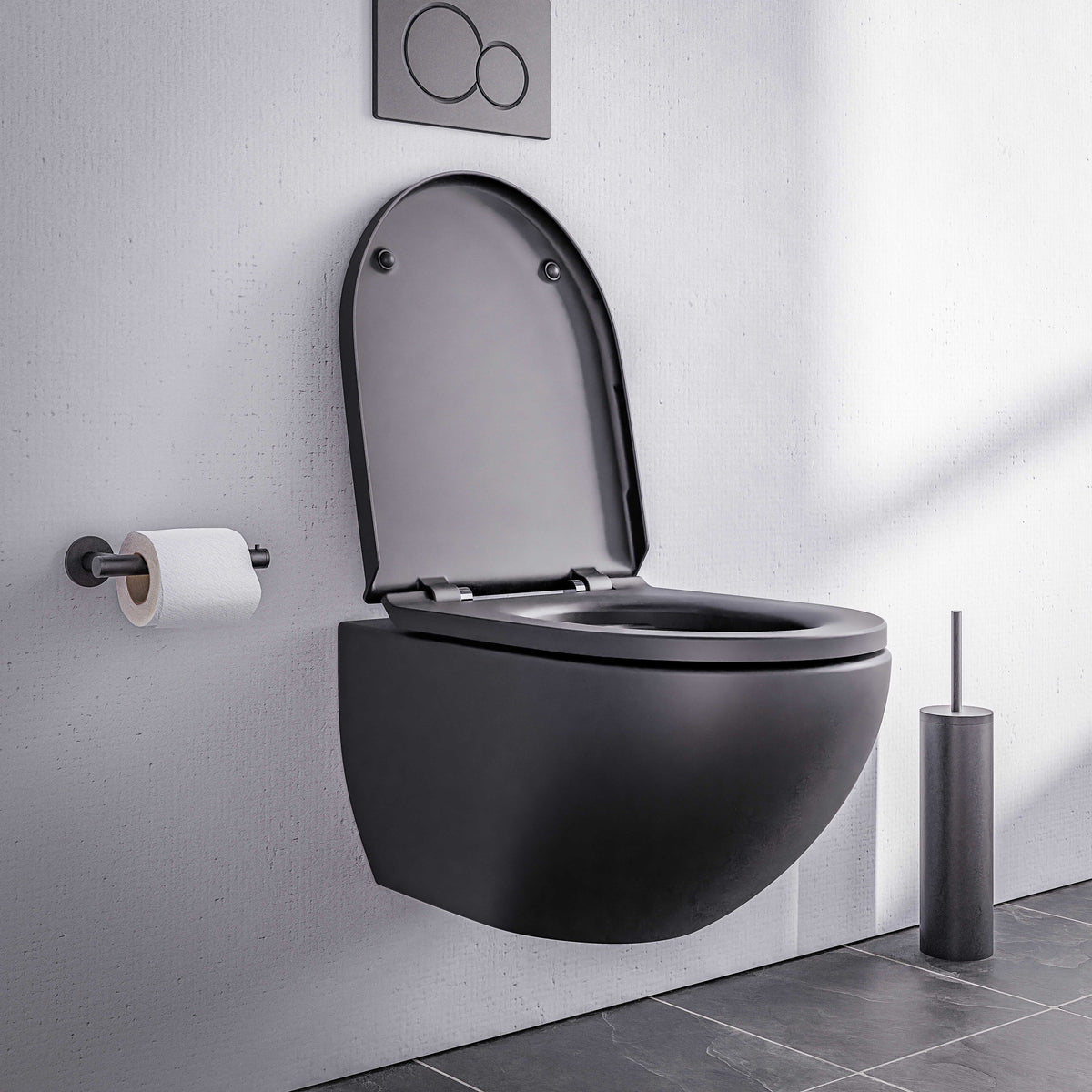Spülrandloses Wand-WC mit Softclose-Sitz – 57,5 cm – Galerieansicht 12