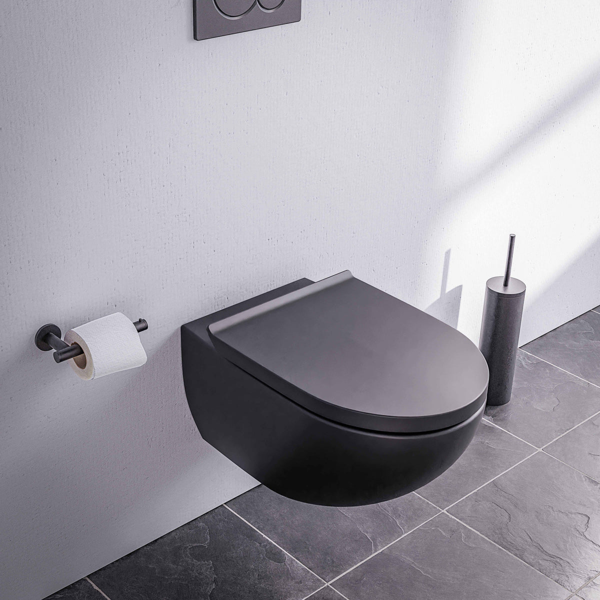 Spülrandloses Wand-WC mit Softclose-Sitz – 57,5 cm – Galerieansicht 13