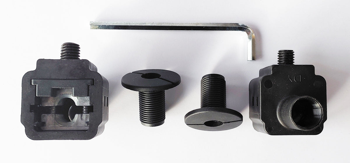 Verdecktes Montageset für Wand-WC und Wand-Bidet mit Haltern, Gewindebolzen und Montageschlüssel