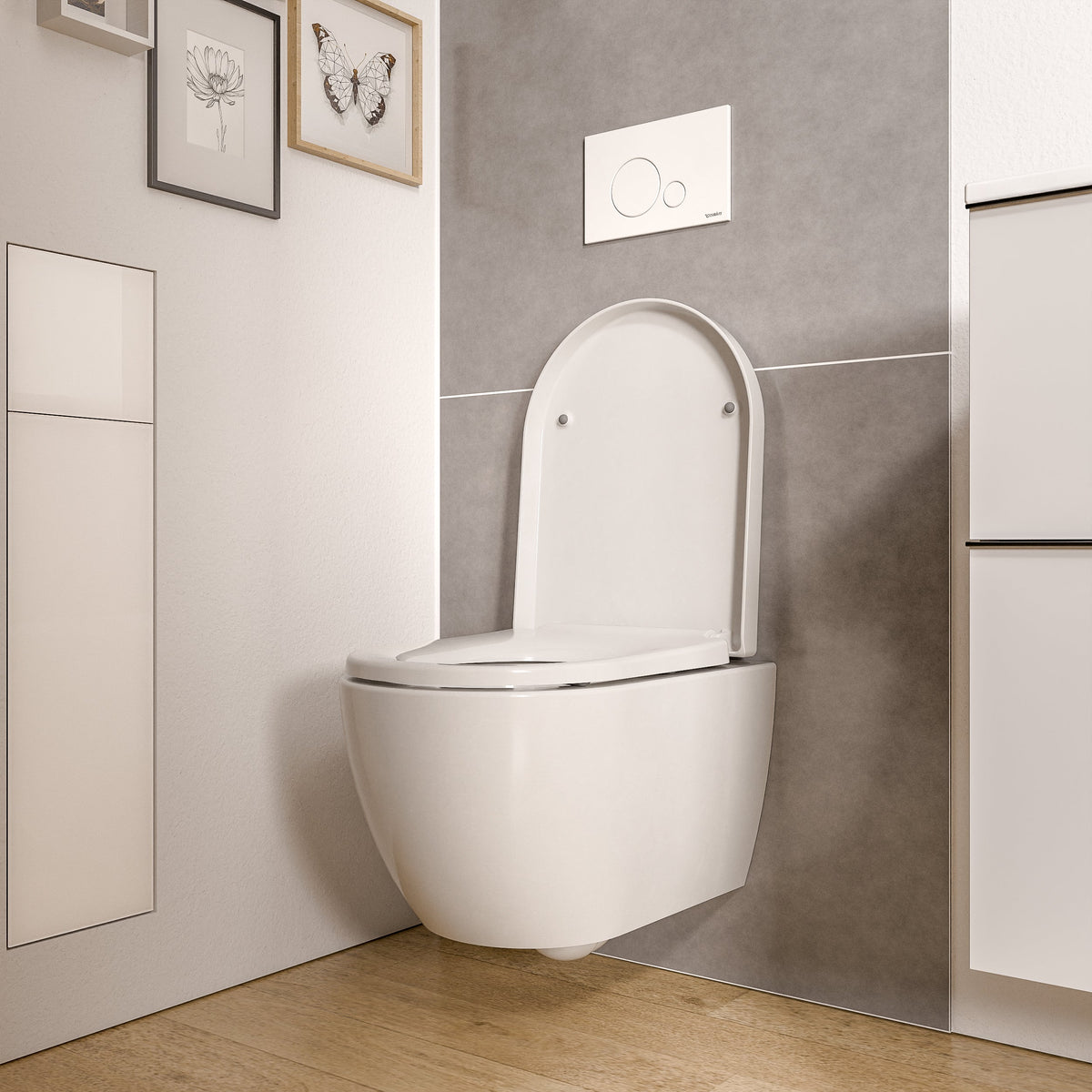 Wand-Tiefspül-WC mit abnehmbarem Softclose-Sitz – 52,5 cm – Galerieansicht 8