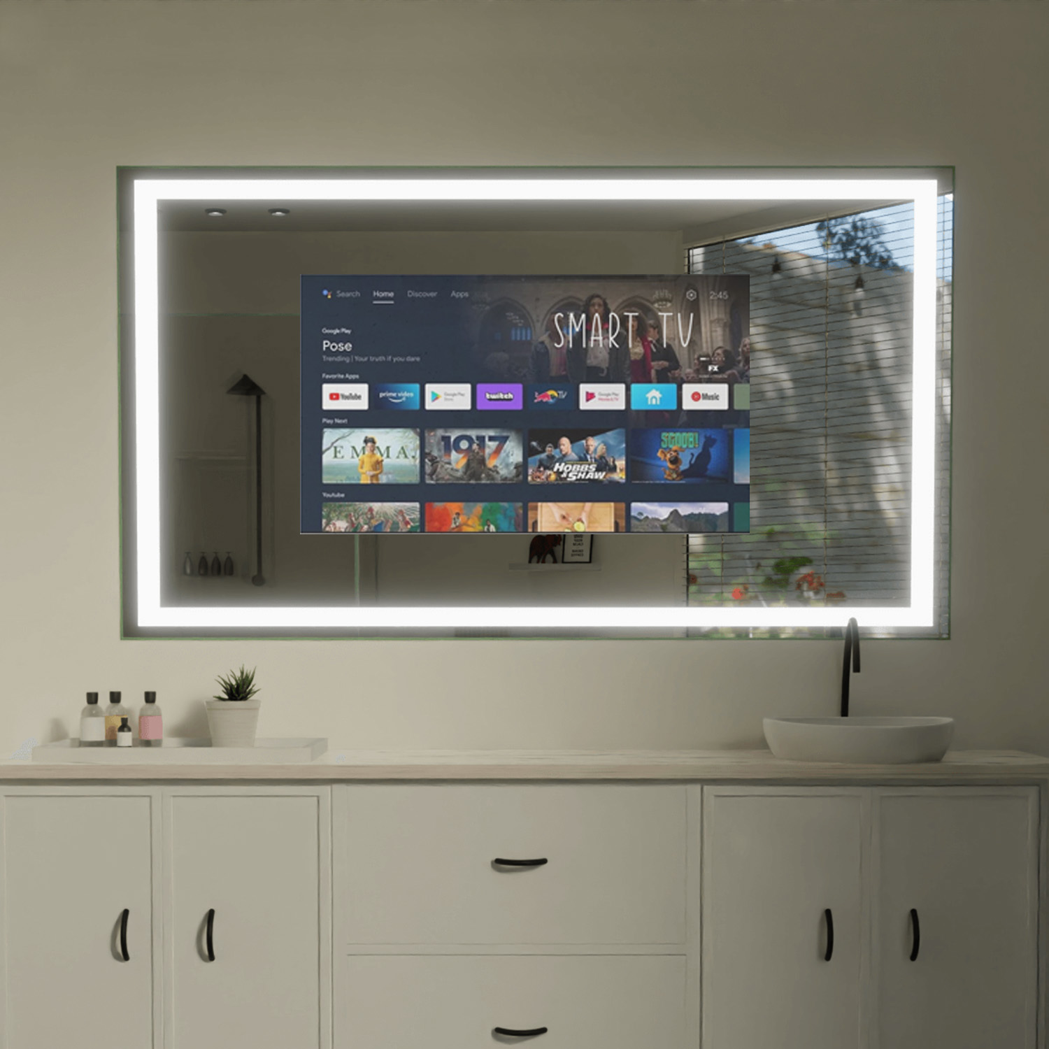 tv spiegel kaufen | spiegel mit fernseher | spiegelmax