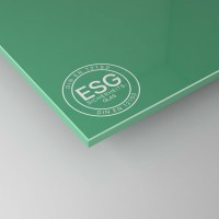 4 mm Grün Lackiert Satinato ESG 4 mm Grün Lackiert Satinato ESG
