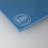 4 mm Blau Lackiert Satinato ESG 4 mm Blau Lackiert Satinato ESG