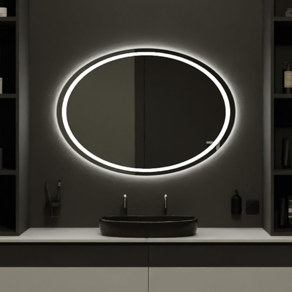Ovaler LED Badspiegel - Korsika